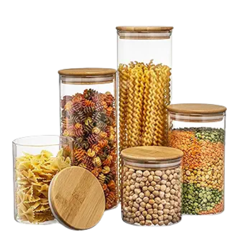 Pantry Organization - Glass Food Storage 