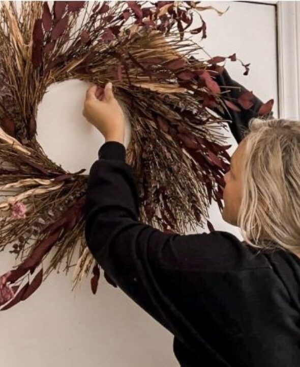 DIY Fall Wreath for Fall Home Decor
