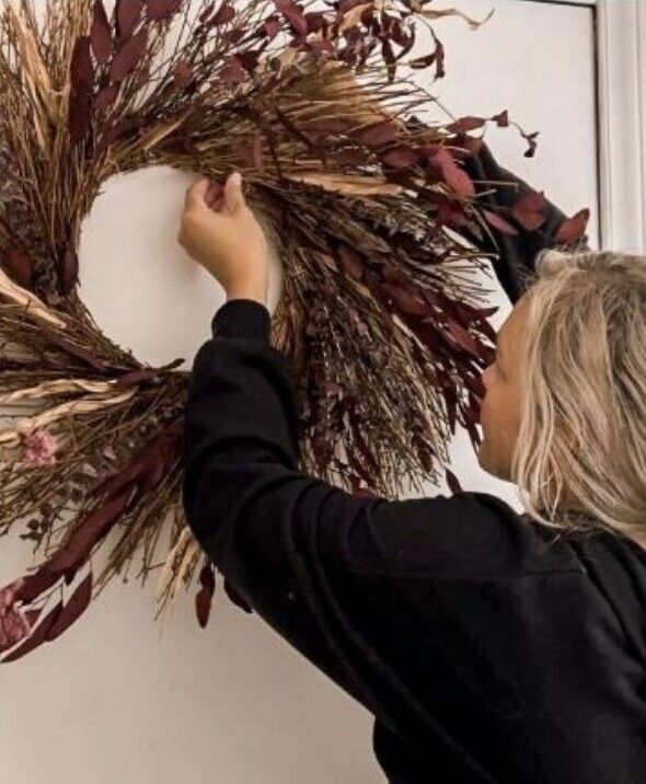 DIY Fall Wreath for Fall Home Decor