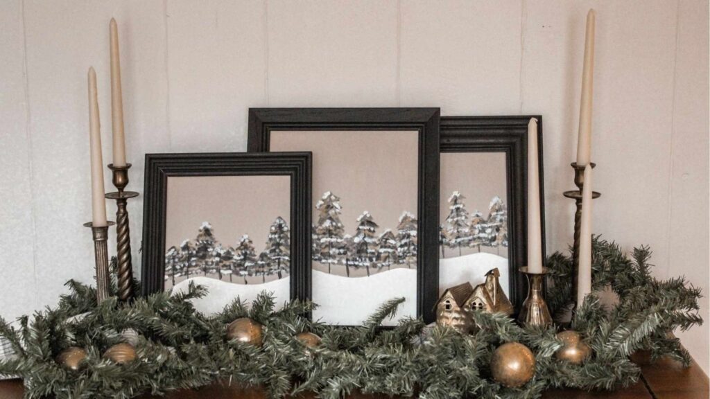 DIY Christmas Art Prints